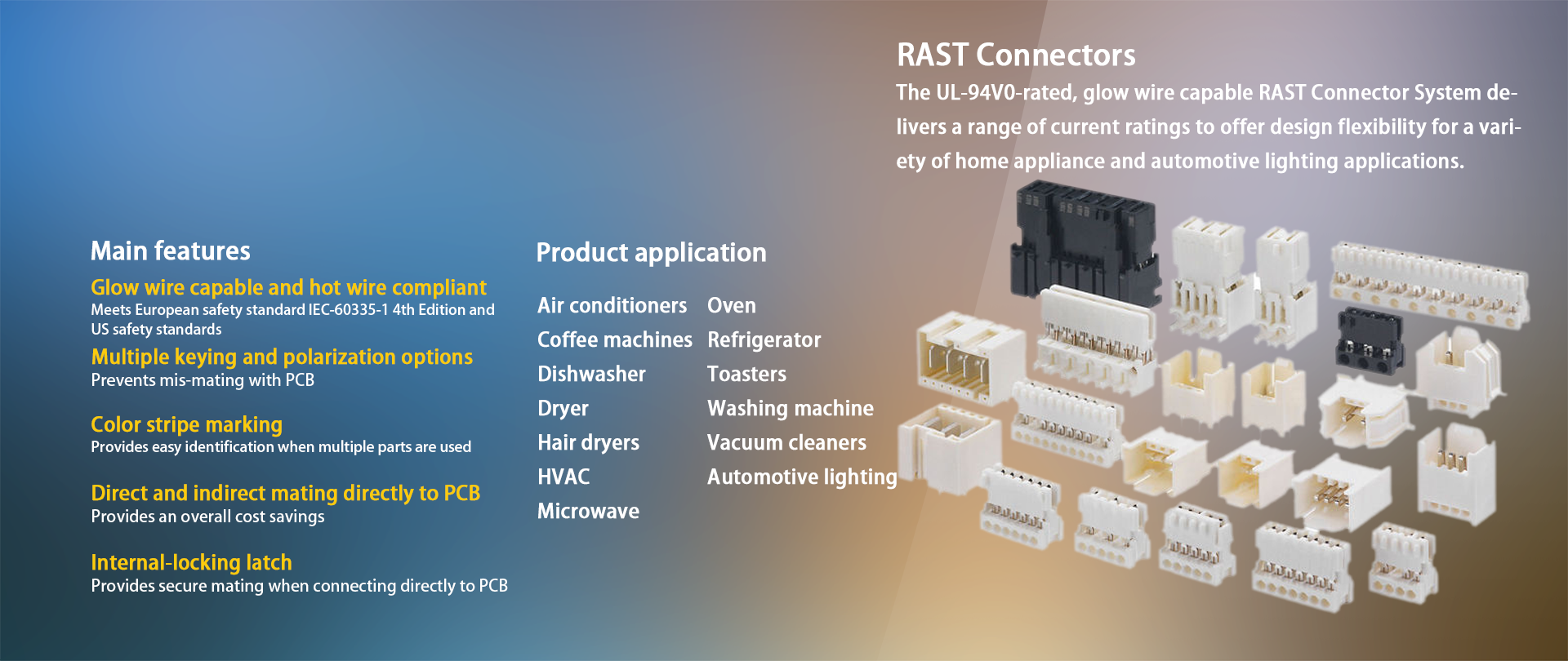 RAST 2.5 / RAST 5 Connector System
